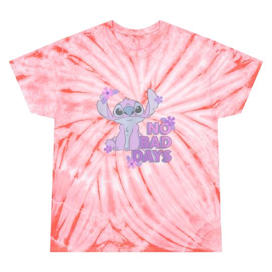 disneys Lilo Stitch No Bad Days Cute Stitch Chest Portrait Tie Dye T-Shirts