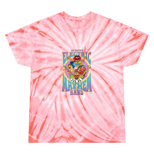 disneys The Muppets Dr Teeth's Electric Mayhem Band Tie Dye T-Shirts