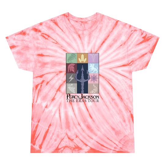 Discover Percy Jackson Camp Half Blood And The Olympians Eras Tour - Front Tie Dye T-Shirts