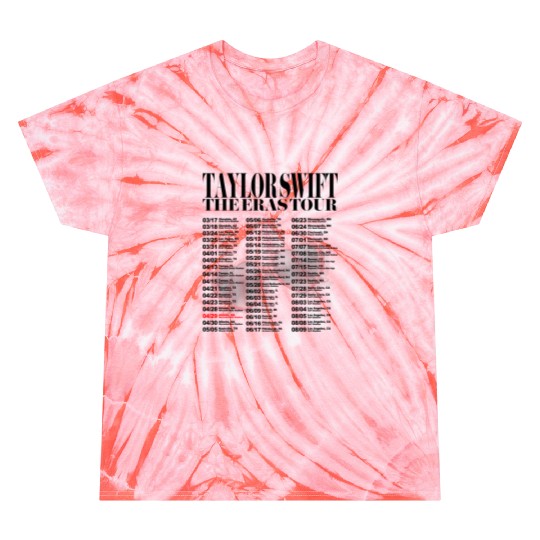 TayTay A Lot Eras Tour Double Sided Tie Dye T-Shirts
