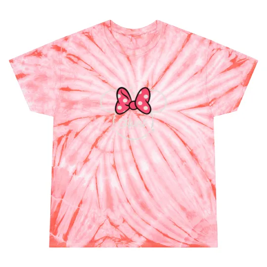 Disney Minnie Mouse Aunt Family Head Icon Magic Tie Dye T-Shirts