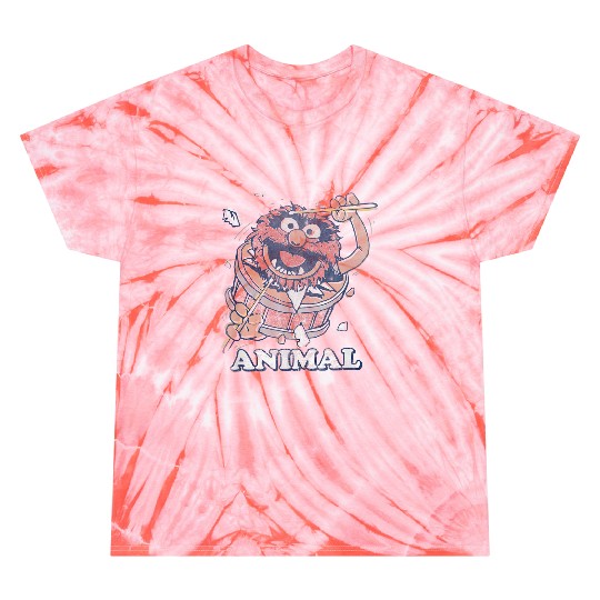 Disney The Muppets Vintage Animal Wild Drummer Bust Through Gifts Trends Tie Dye T-Shirts