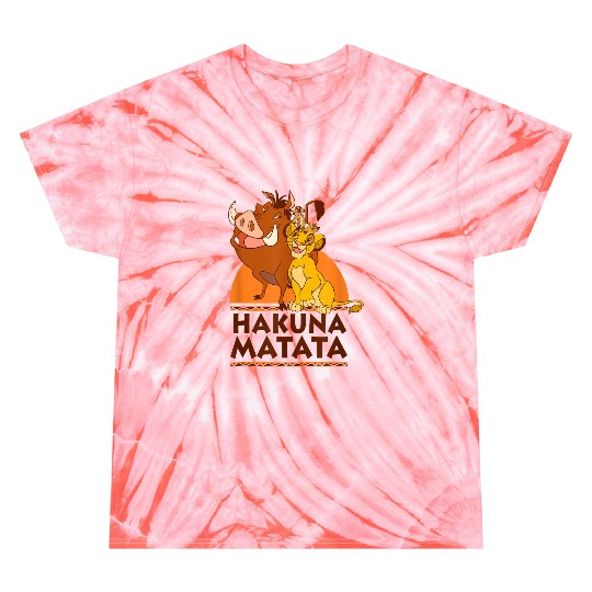 Disney The Lion King Hakuna Matata Simba Timon Pumbaa Shot Gifts Trends Tie Dye T-Shirts