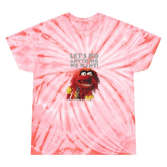 disneys The Muppets Let's Do Anything We Want Animal Poster Tie Dye T-Shirts