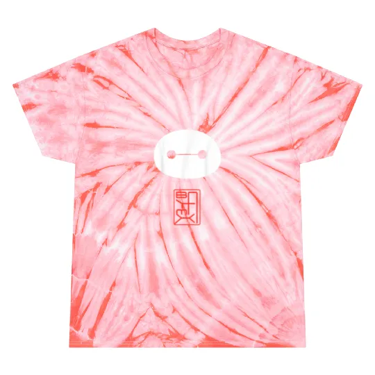 Disney Big Hero 6 Baymax Face Kanji Poster Tie Dye T-Shirts