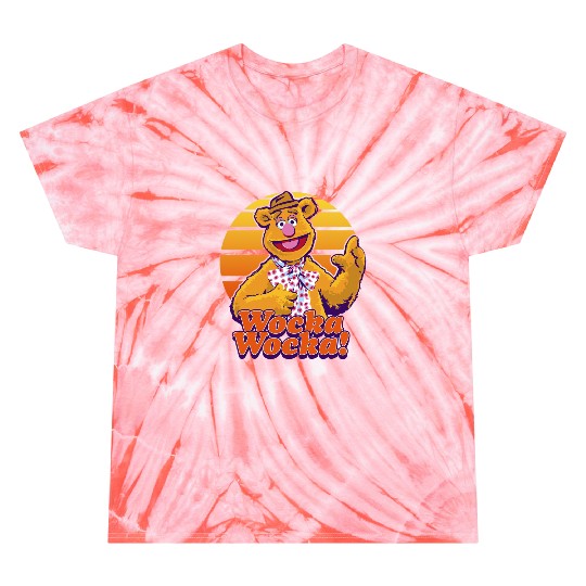 Disney The Muppets Fozzie Bear Wocka Wocka Portrait Tie Dye T-Shirts