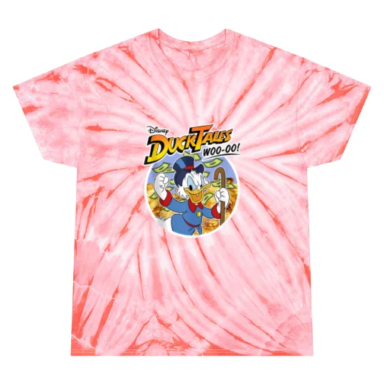 Disneys Ducktales Classic Uncle Scrooge Woo oo Tie Dye T-Shirts