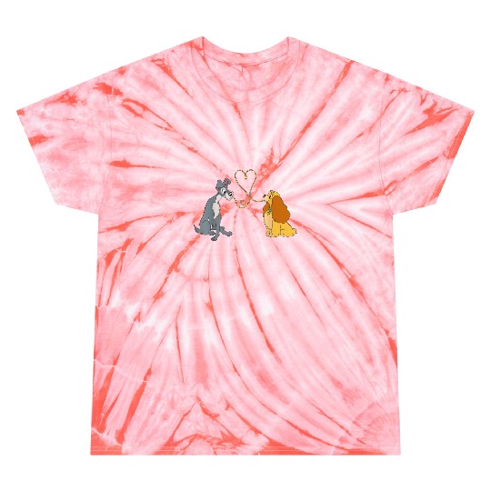 Disney Lady and The Tramp Bella Notte Tie Dye T-Shirts