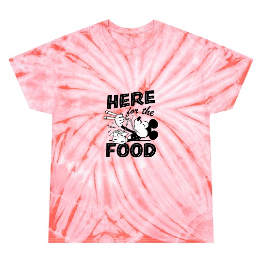 Disney Mickey Here for the Food Tie Dye T-Shirts