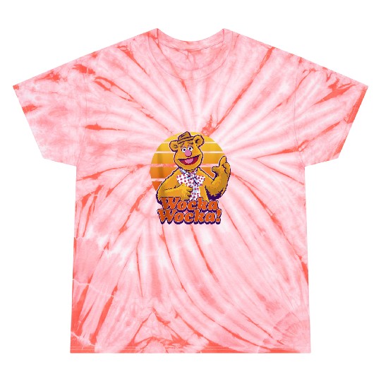 Disney The Muppets Fozzie Bear Wocka Wocka Portrait Tie Dye T-Shirts