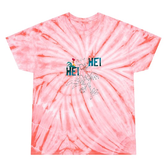 Disney Moana Hei Hei Outline Tie Dye T-Shirts