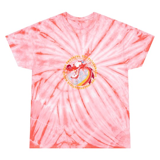 Disney Mulan Mushu Powerful Pleasurable Indestru Tie Dye T-Shirts