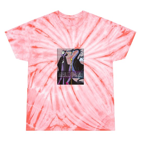 Disney Villains Classic Maleficent Panel Tie Dye T-Shirts