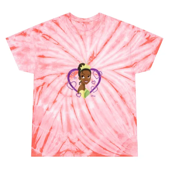 Disney Princess Tiana Heart Tie Dye T-Shirts