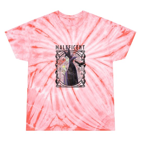Disney Villains Maleficent Side Look Poster Tie Dye T-Shirts