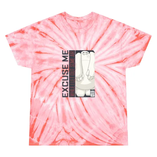 Disney Big Hero 6 TV Series Baymax Excuse Me Graphic Tie Dye T-Shirts