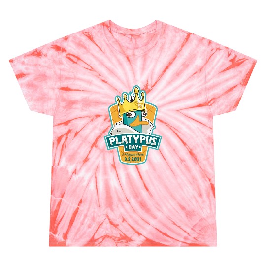 Disney Phineas And Ferb Platypus Day King Perry Portrait Tie Dye T-Shirts