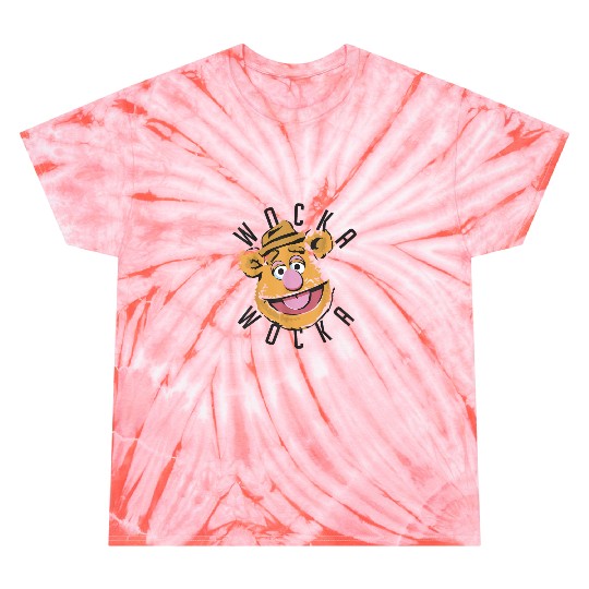 Disney The Muppets Fozzie Bear Wocka Wocka Big Face Tie Dye T-Shirts