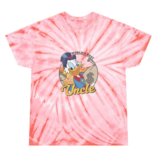 Disney DuckTales Scrooge McDuck World's Best Uncle Tie Dye T-Shirts