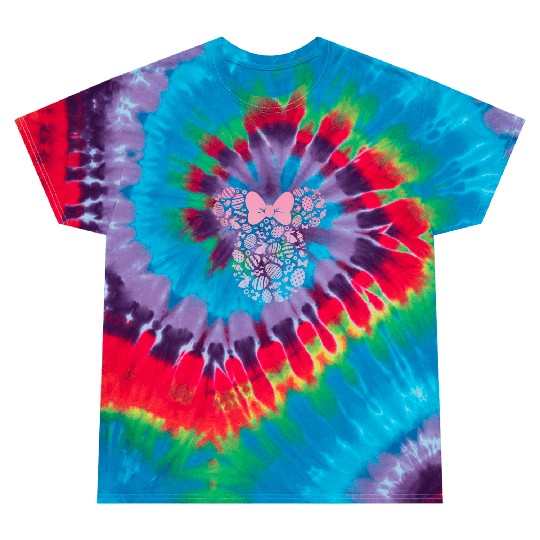 Disney Minnie Mouse Pink Gradient Easter Egg 8659 Tie Dye T-Shirts