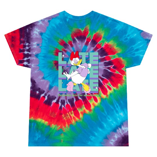 Disney Daisy Duck Probably Late for Something Funny Tie Dye T-Shirts