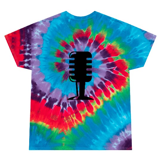 microphone micro music DJ Tie Dye T Shirts