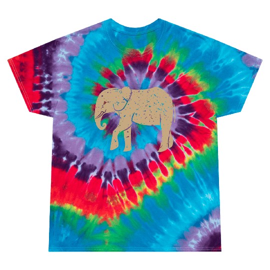 Elephant Tie Dye T Shirts