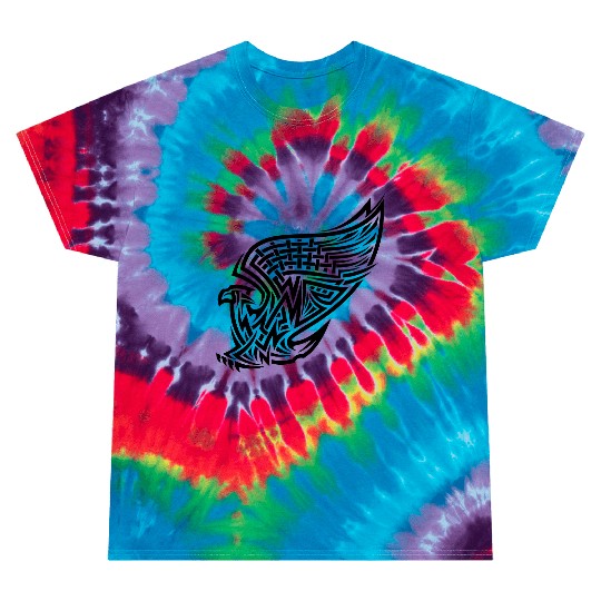 Tribal Eagle Tie Dye T Shirts