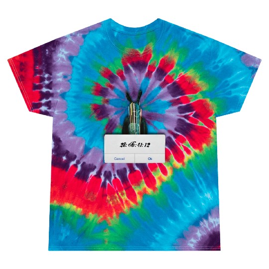 DONNIE DARKO COUNT DOWN TIME ALERT WITH BUNNY MAN Tie Dye T Shirts