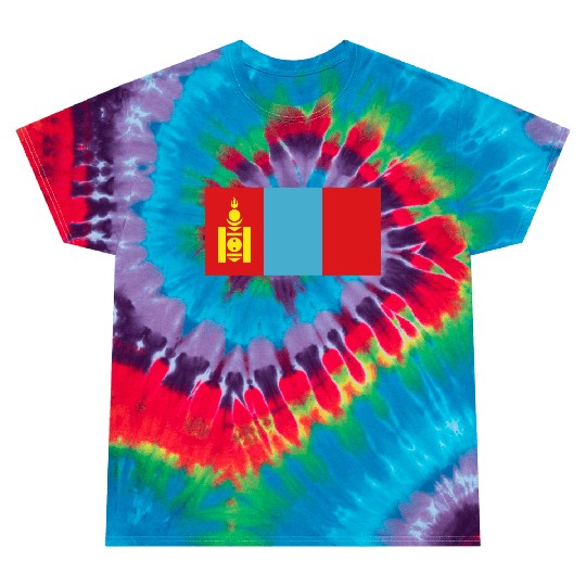 flag mongolia Tie Dye T Shirts