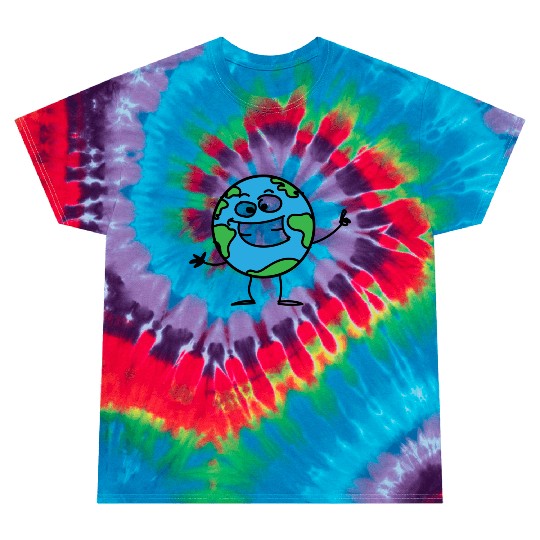 Happy Earth Tie Dye T Shirts