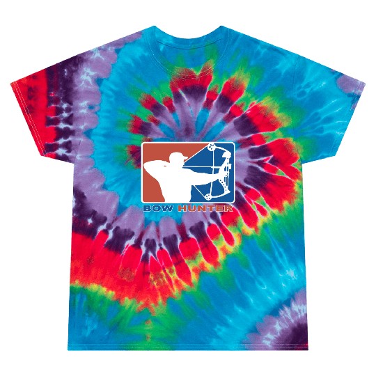 Bow Hunter Major League Bows and Arrow Hunting Tie Dye T Shirts