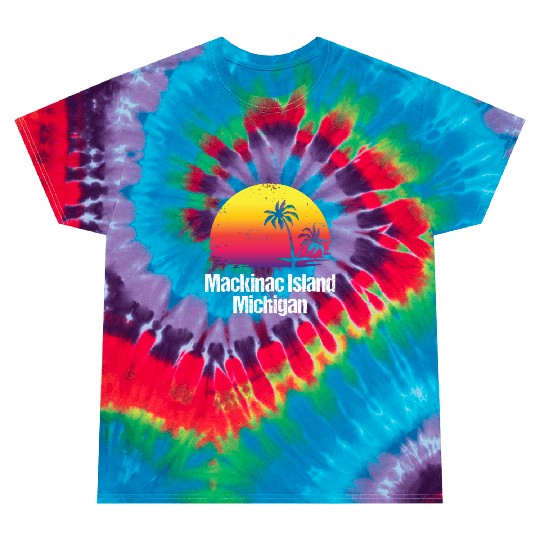 Summer Vacation Mackinac Island Tie Dye T Shirts