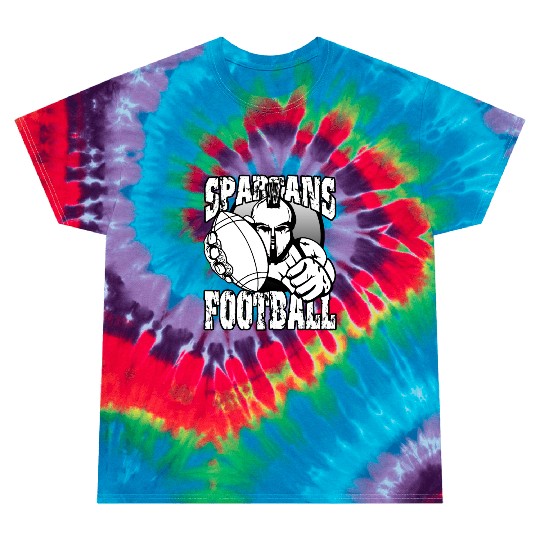 Spartans Football Homecoming Sports School Pride Tie Dye T Shirts