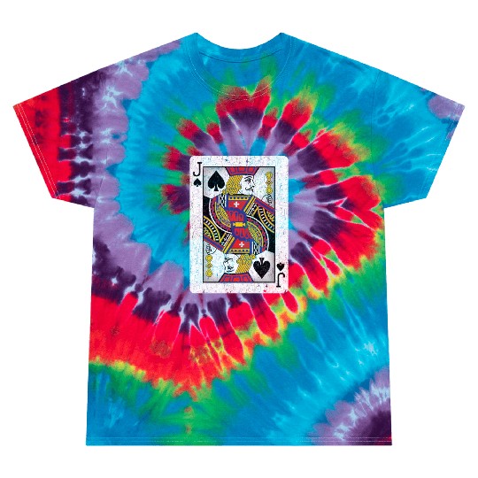 jack of spades playing card Tie Dye T Shirts