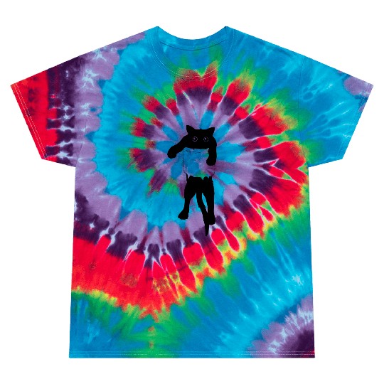 Cat in pocket Tie Dye T Shirts