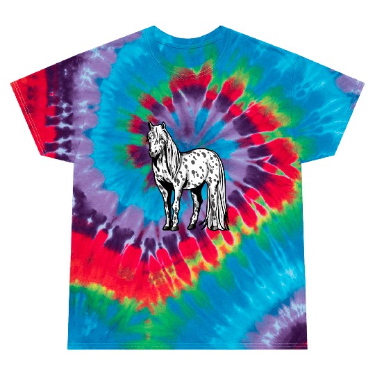 Appaloosa Horse Riding Present gift Pony Girl Tie Dye T Shirts