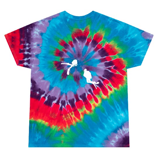 Diver Diving Snorkeling Swimming Goggles Sea Life Tie Dye T Shirts