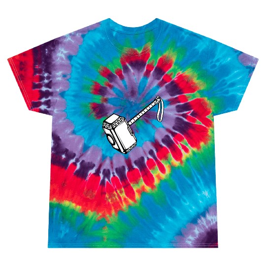 Hammer Thor myth fable god greek gift Tie Dye T Shirts