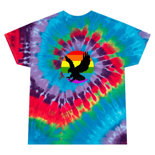 Rainbow Hawk Tie Dye T Shirts