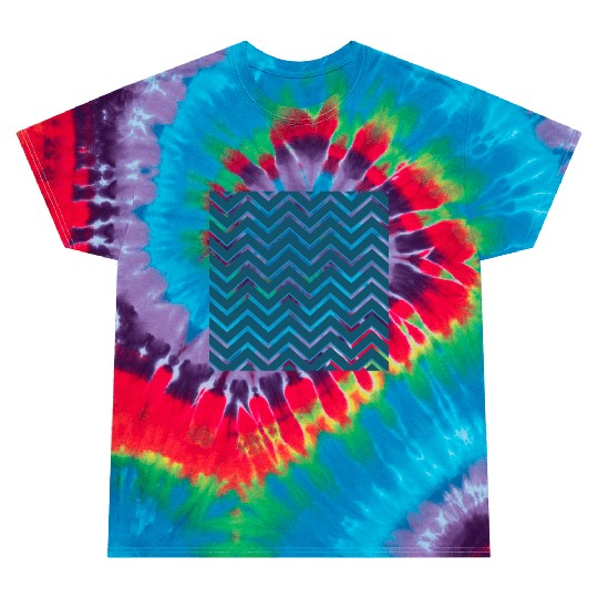 zig zag Tie Dye T Shirts