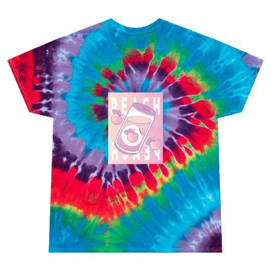 Peach Drink Aesthetic Vaporwave Japan Tie Dye T Shirts