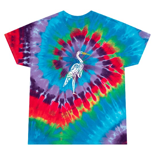 Maori Kotuku White Heron Polynesian T Tattoo Tie Dye T Shirts