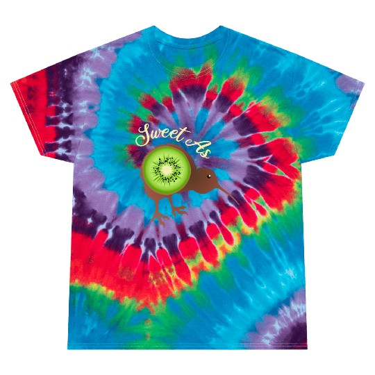 Sweet as Kiwi New Zealand Funny Gift Idea Tie Dye T Shirts