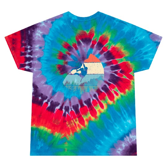 Vintage Style Rock Climbing Retro Bouldering Tie Dye T Shirts