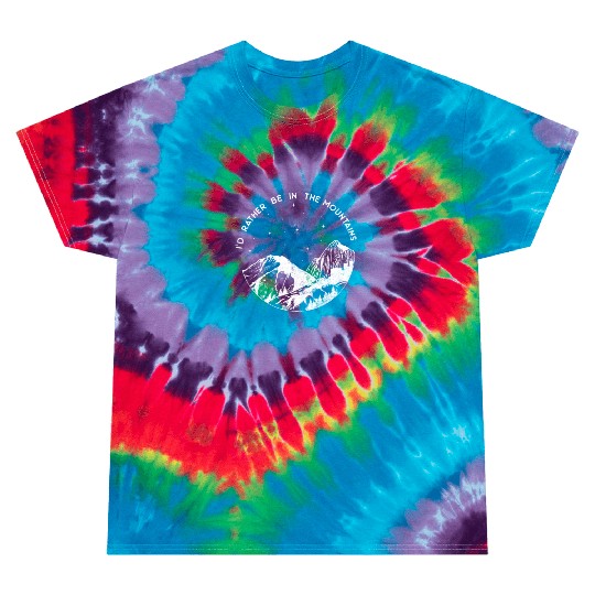 Hiking Mountain Tie Dye T Shirts