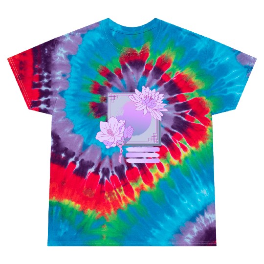 Floral Sunset 2 Tie Dye T Shirts