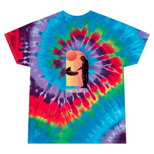 Star Wars The Mandalorian The Child Sunset Meeting Tie Dye T Shirts