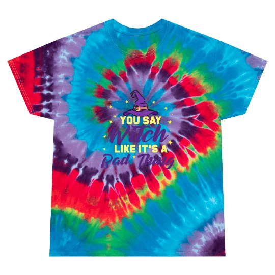 Funny Witch Jokes Wife Women Halloween Tie Dye T Shirts