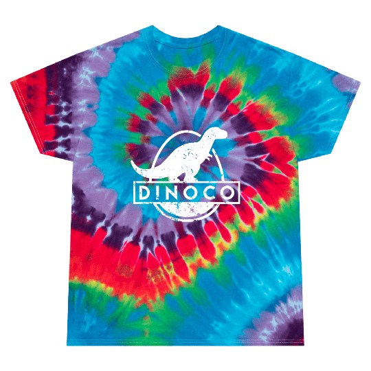 Dinoco White Distressed Tie Dye T Shirts